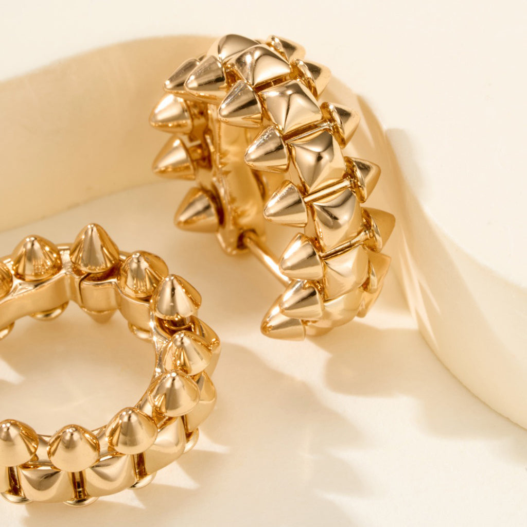 [Resenly Jewelry]CLASH MINI HOOP EARRINGS