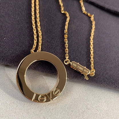 [Resenly Jewelry]LOVE NECKLACE 16MM 3 DIAMONDS