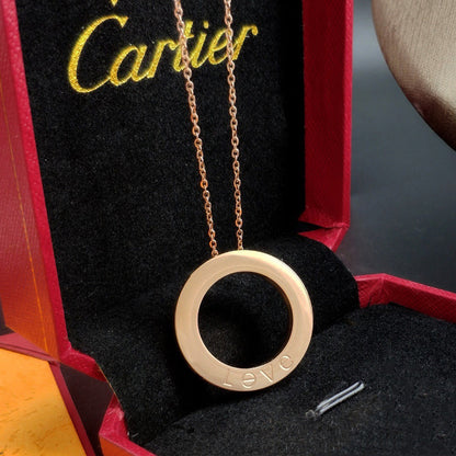 [Resenly Jewelry]LOVE NECKLACE 16MM 3 DIAMONDS