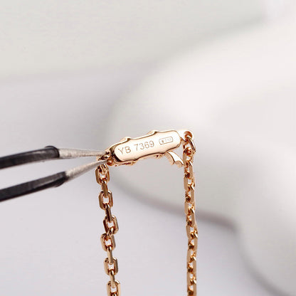 [Resenly Jewelry]LOVE NECKLACE 16MM  FULL DIAMOND