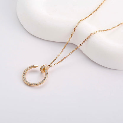 [Resenly Jewelry]JUSTE NECKLACE FULL DIAMOND