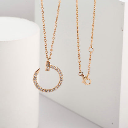 [Resenly Jewelry]JUSTE NECKLACE FULL DIAMOND
