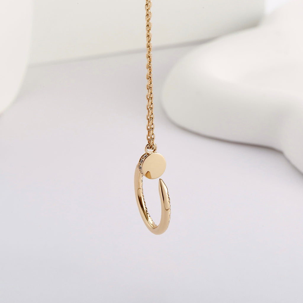 [Resenly Jewelry]JUSTE NECKLACE FULL DIAMOND