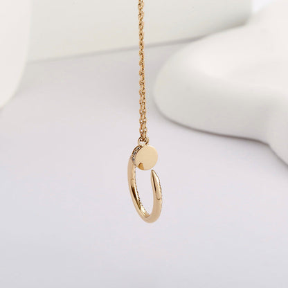 [Resenly Jewelry]JUSTE NECKLACE FULL DIAMOND
