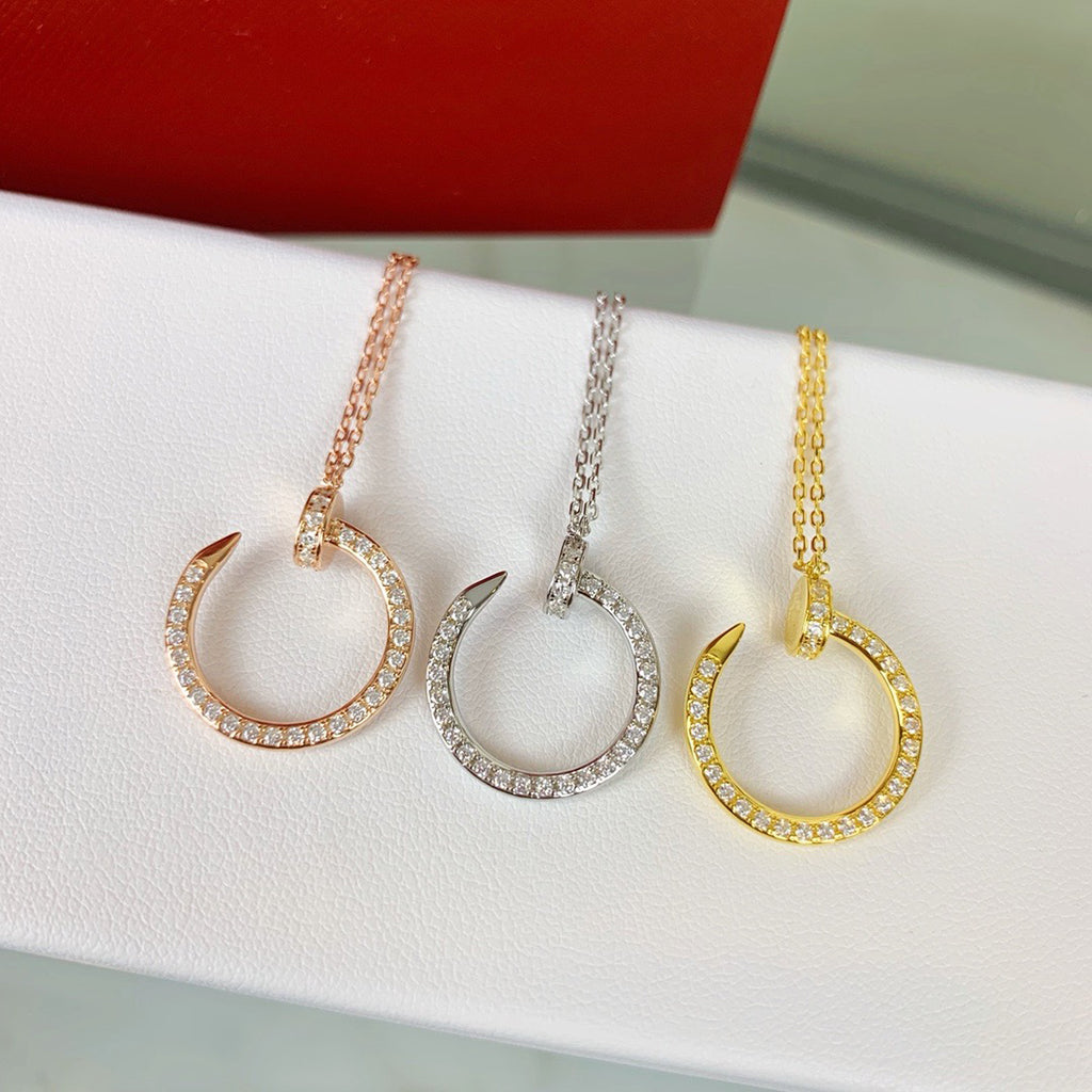 [Resenly Jewelry]JUSTE NECKLACE FULL DIAMOND