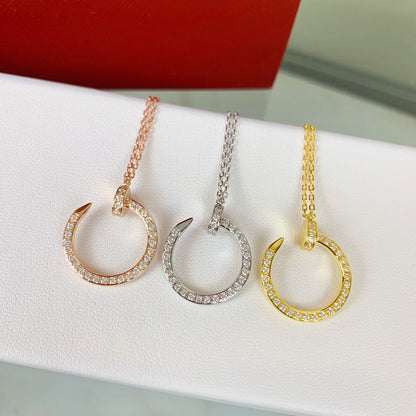 [Resenly Jewelry]JUSTE NECKLACE FULL DIAMOND