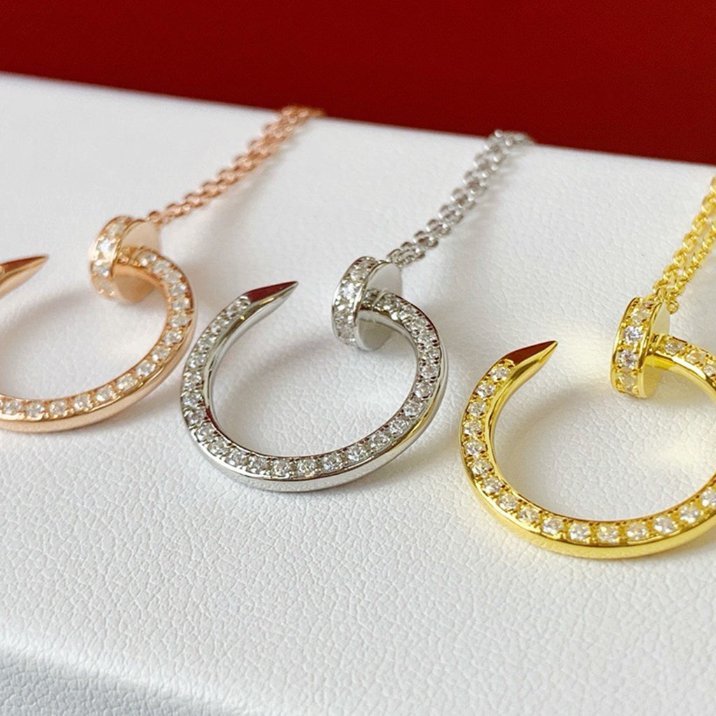 [Resenly Jewelry]JUSTE NECKLACE FULL DIAMOND
