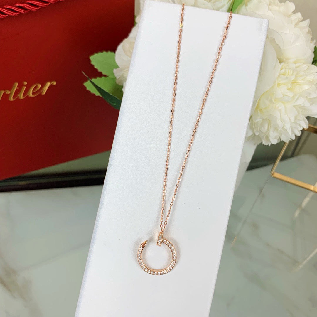[Resenly Jewelry]JUSTE NECKLACE FULL DIAMOND
