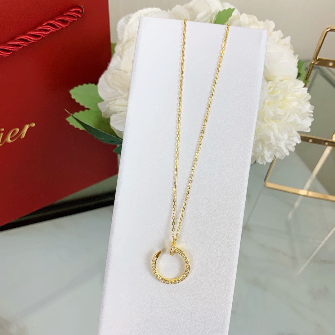 [Resenly Jewelry]JUSTE NECKLACE FULL DIAMOND