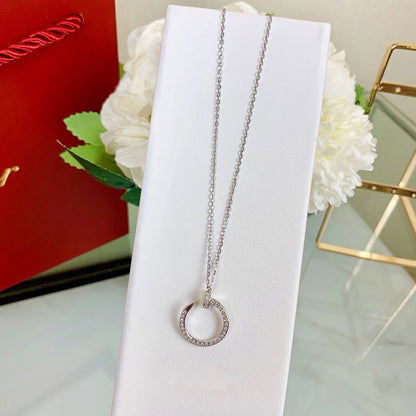 [Resenly Jewelry]JUSTE NECKLACE FULL DIAMOND