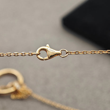 [Resenly Jewelry]JUSTE NECKLACE HALF DIAMOND