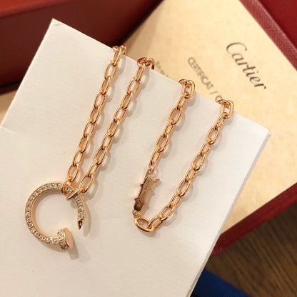 [Resenly Jewelry]JUSTE NECKLACE FULL DIAMONDS