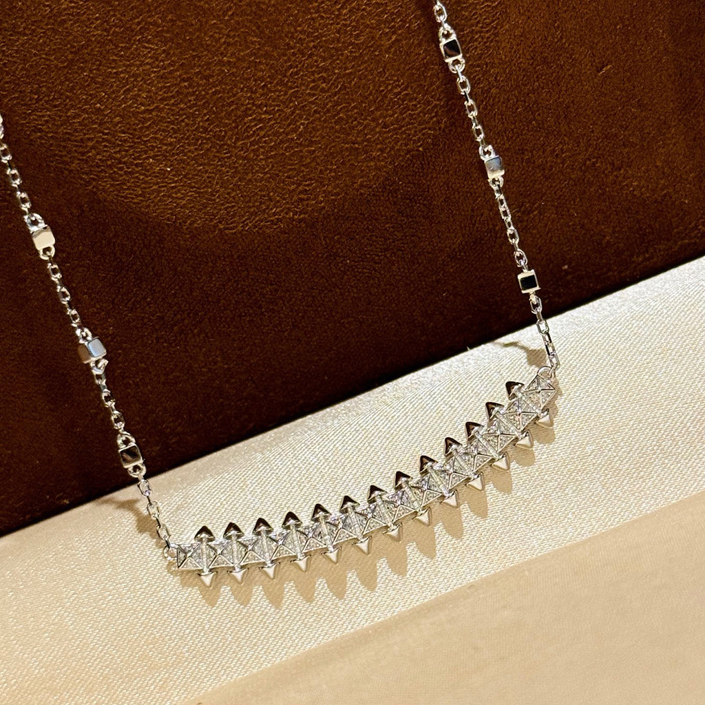 [Resenly Jewelry]CLASH  SMALL FULL DIAMOND NECKLACE