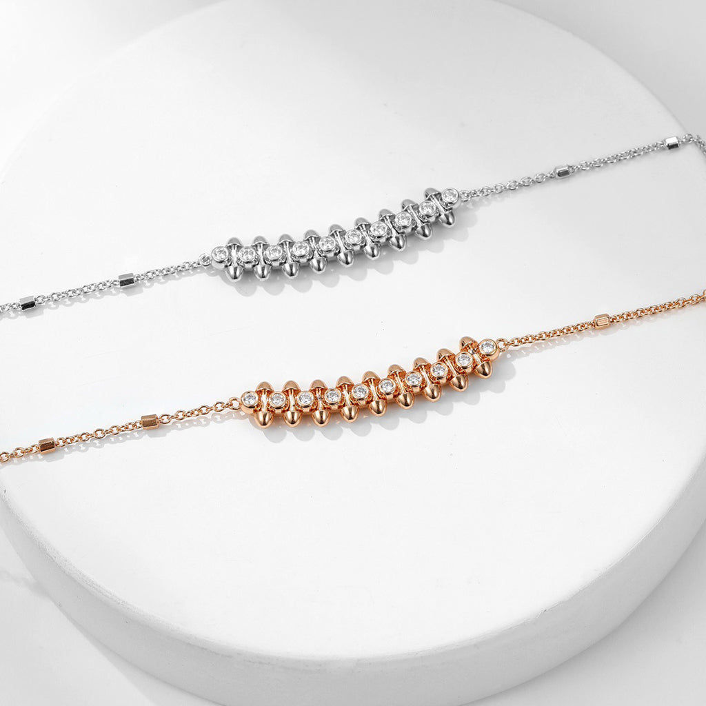 [Resenly Jewelry]CLASH  MEDIUM DIAMOND NECKLACE