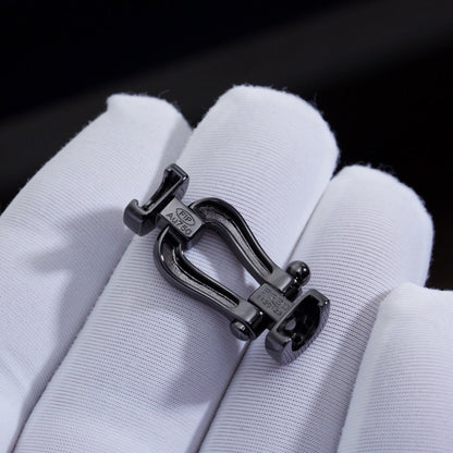 [Resenly Jewelry]FORCE LARGE SERIES HORSESHOE BLACK SAMURAI BRACELET