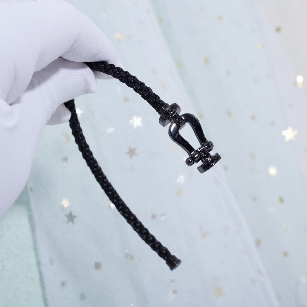 [Resenly Jewelry]FORCE LARGE SERIES HORSESHOE BLACK SAMURAI BRACELET
