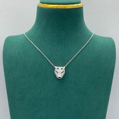 [Resenly Jewelry]PANTHERE FULL DIAMOND NECKLACE