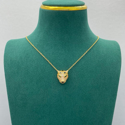 [Resenly Jewelry]PANTHERE FULL DIAMOND NECKLACE