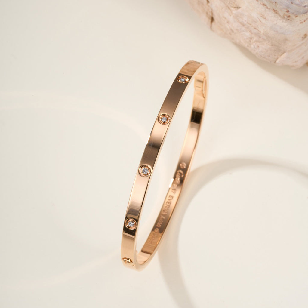 [Resenly Jewelry]LOVE BRACELET 3.65MM 10 DIAMONDS