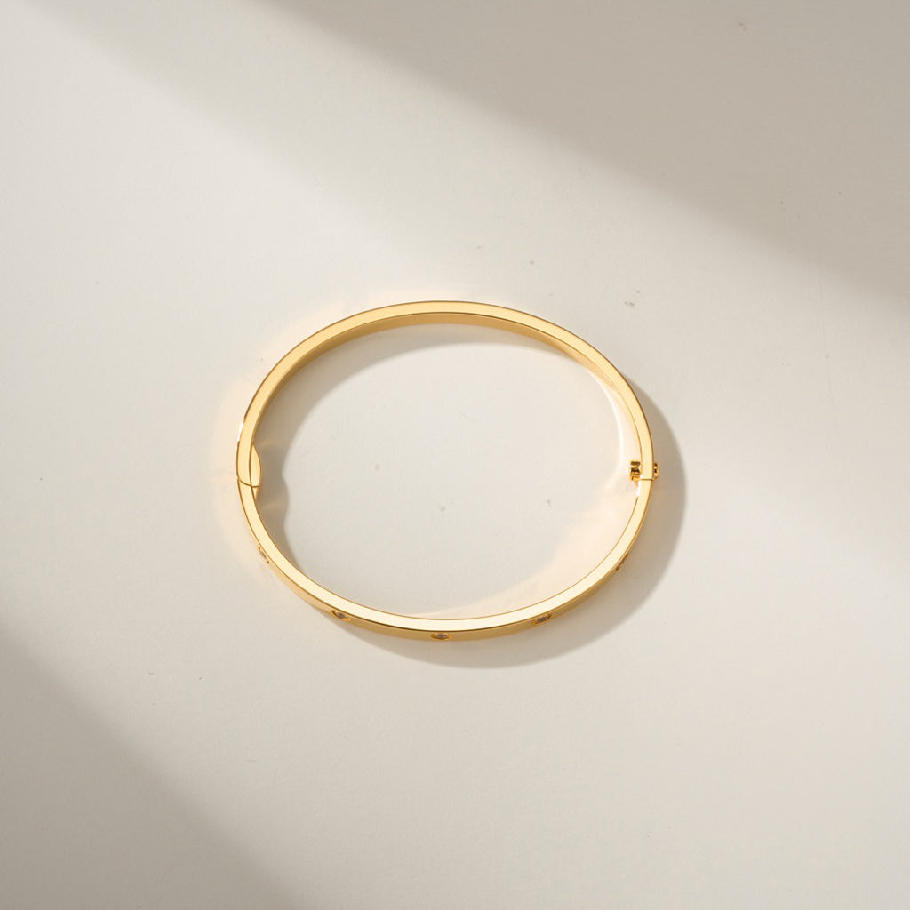 [Resenly Jewelry]LOVE BRACELET 3.65MM 10 DIAMONDS