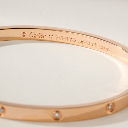 [Resenly Jewelry]LOVE BRACELET 3.65MM 10 DIAMONDS