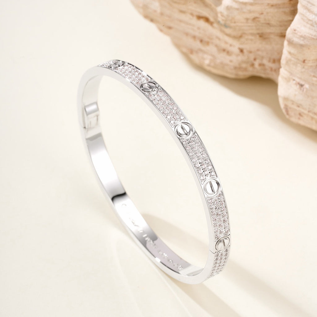 [Resenly Jewelry]LOVE BRACELET 4.8MM DIAMOND-PAVED