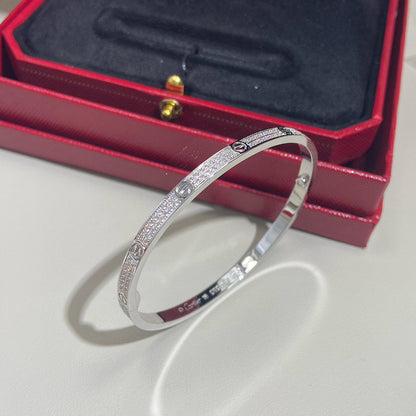 [Resenly Jewelry]LOVE BRACELET 3.65MM DIAMOND-PAVED
