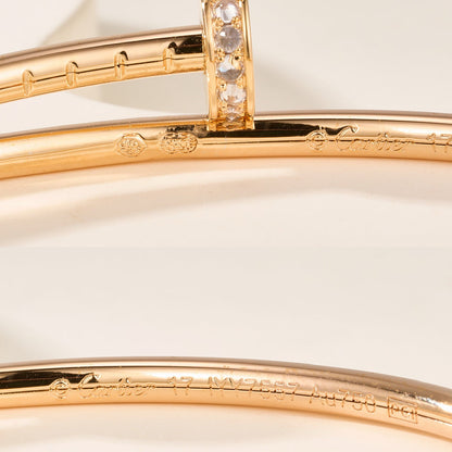 [Resenly Jewelry]JUSTE BRACELET 2.5MM DIAMONDS
