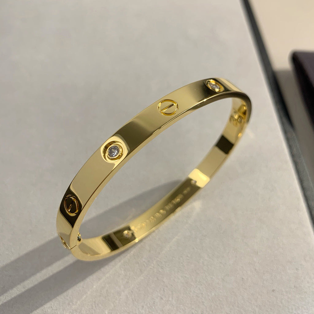 [Resenly Jewelry]LOVE BRACELET 6.1MM 4 DIAMONDS