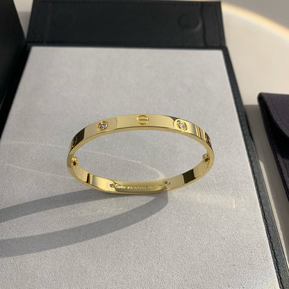 [Resenly Jewelry]LOVE BRACELET 6.1MM 4 DIAMONDS