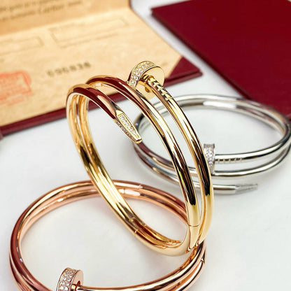 [Resenly Jewelry]JUSTE BRACELET 3.5MM DOUBLE ROW DIAMOND