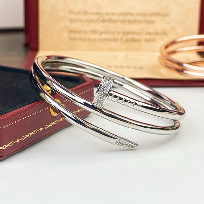 [Resenly Jewelry]JUSTE BRACELET 3.5MM DOUBLE ROW DIAMOND