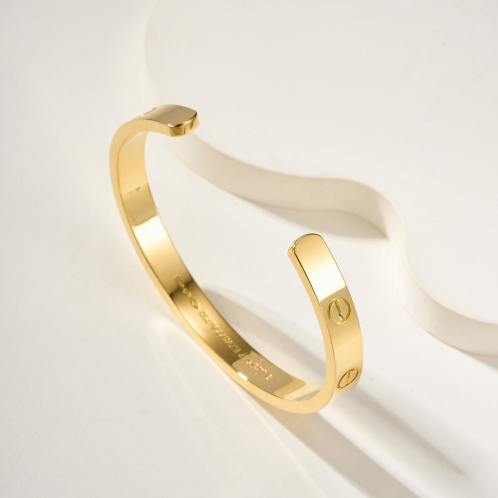 [Resenly Jewelry]LOVE BRACELET 6.1MM OPEN CUFF