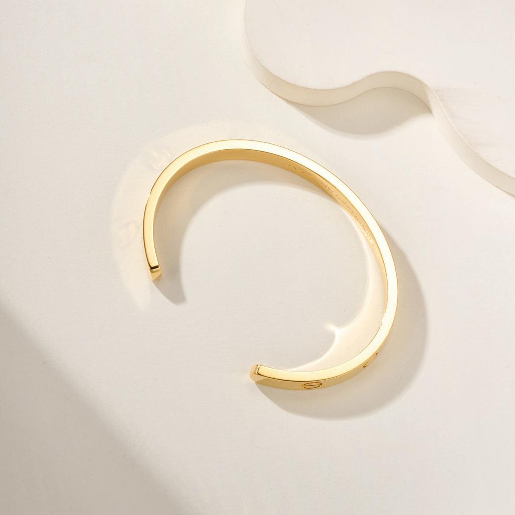 [Resenly Jewelry]LOVE BRACELET 6.1MM OPEN CUFF