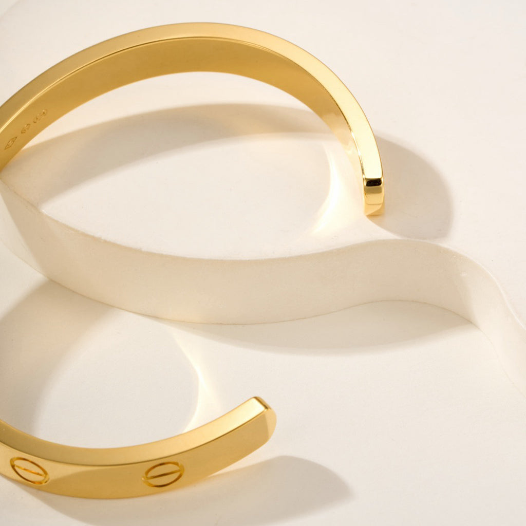 [Resenly Jewelry]LOVE BRACELET 6.1MM OPEN CUFF