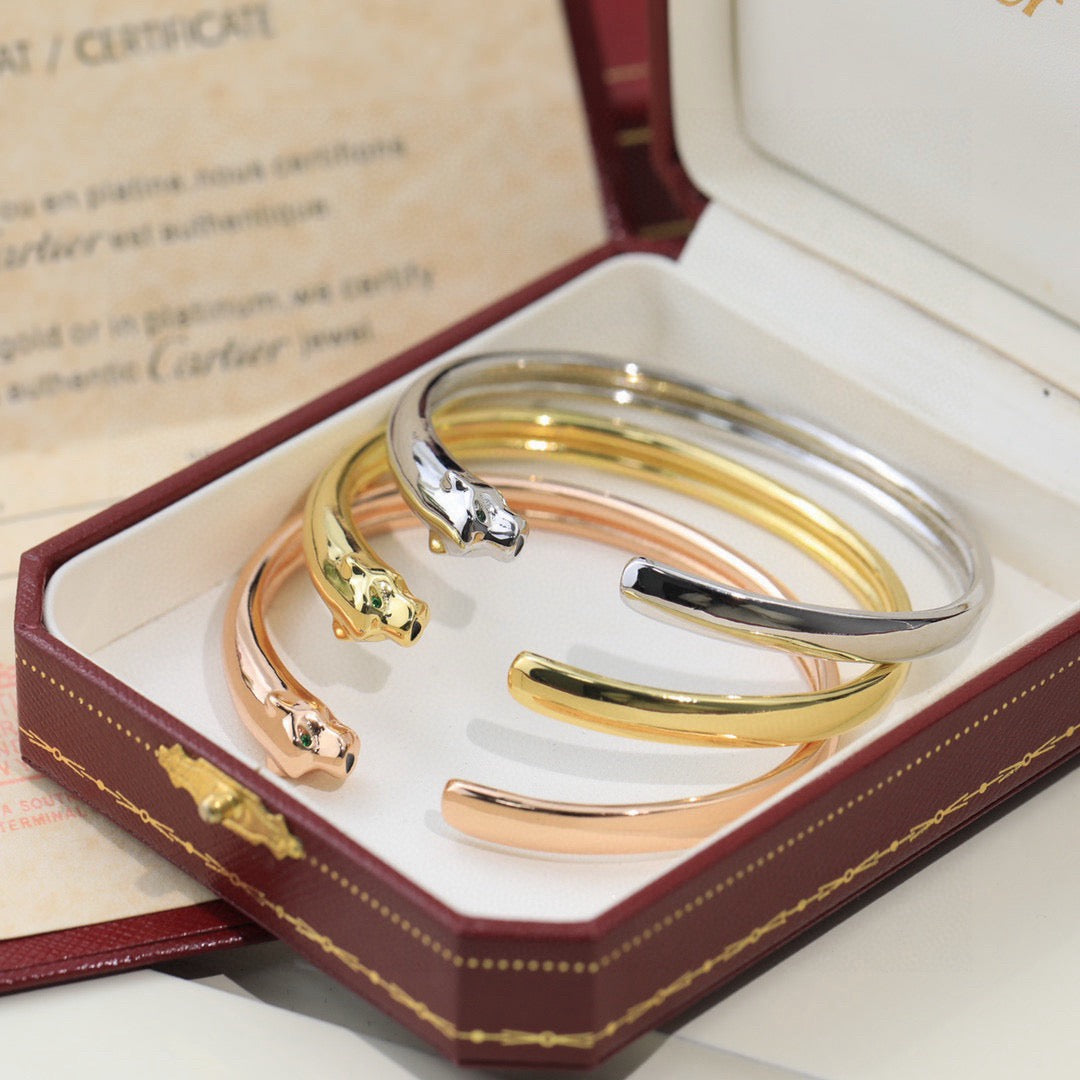 [Resenly Jewelry]PANTHERE OPEN BRACELET