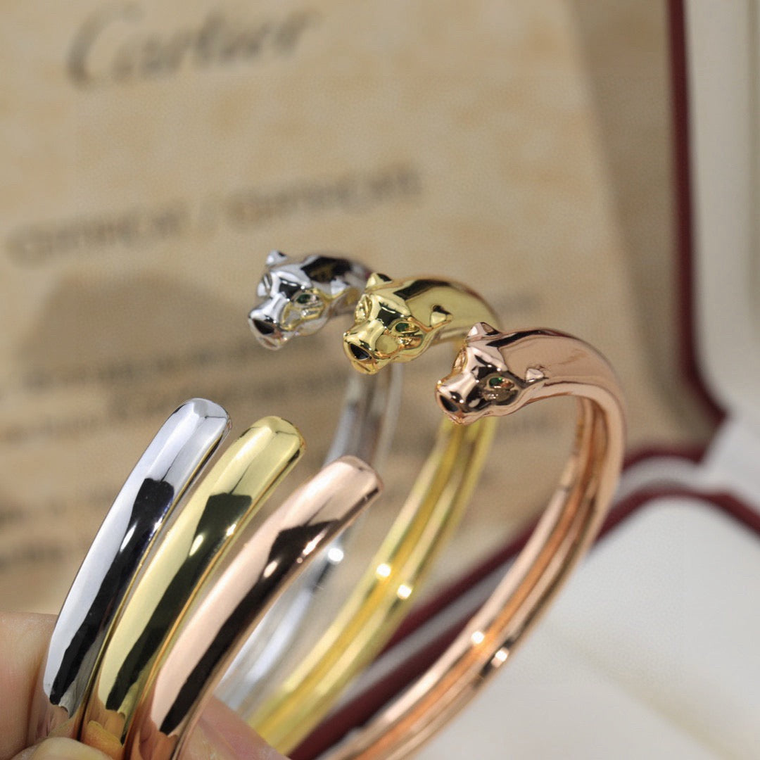[Resenly Jewelry]PANTHERE OPEN BRACELET
