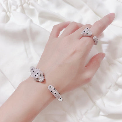 [Resenly Jewelry]PANTHERE BIG BRACELET DIAMONDS