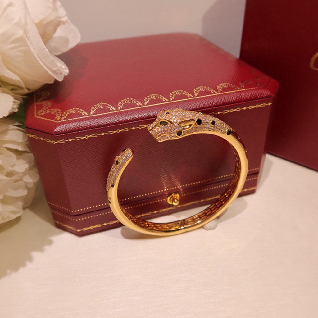 [Resenly Jewelry]PANTHERE BIG BRACELET DIAMONDS