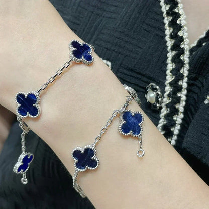 [Resenly Jewelry]CLOVER 5 MOTIF PIETERSITE BRACELET COLLECTION