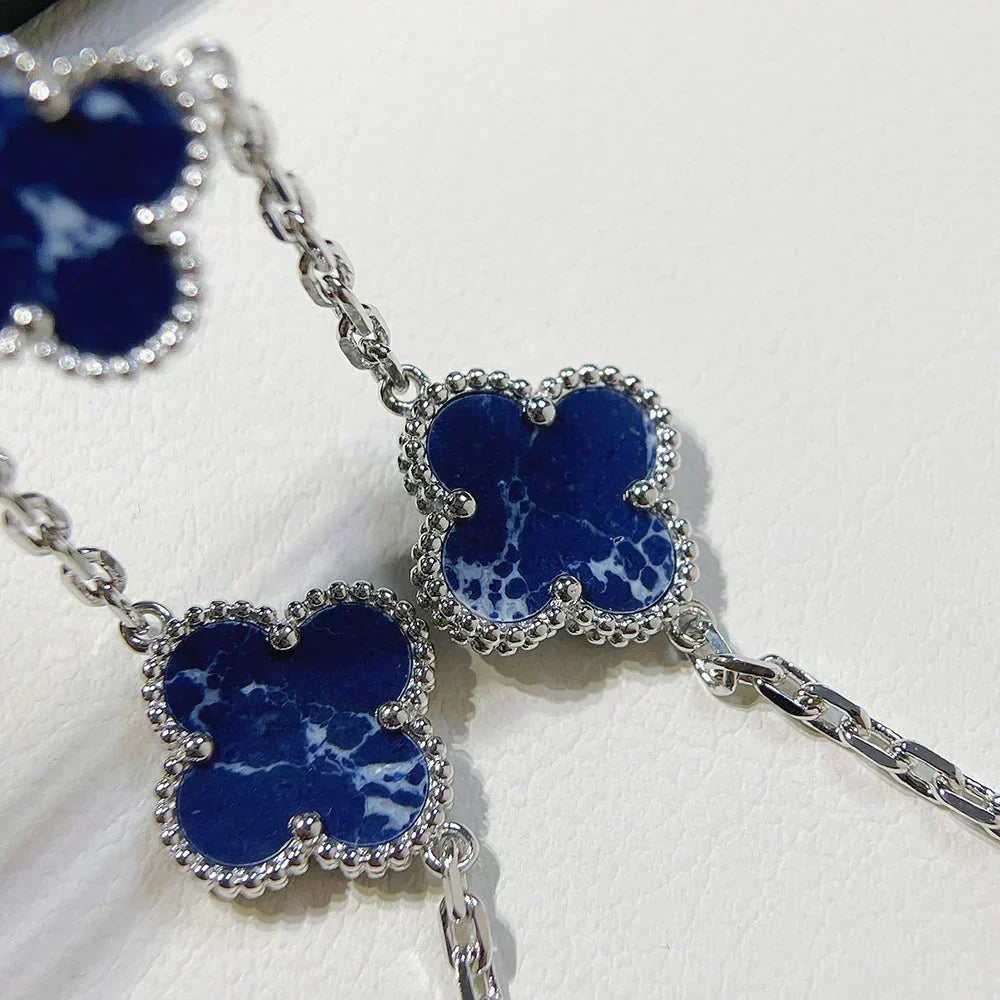 [Resenly Jewelry]CLOVER 5 MOTIF PIETERSITE BRACELET COLLECTION