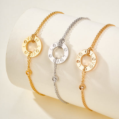 [Resenly Jewelry]LOVE BRACELET 2 DIAMOND
