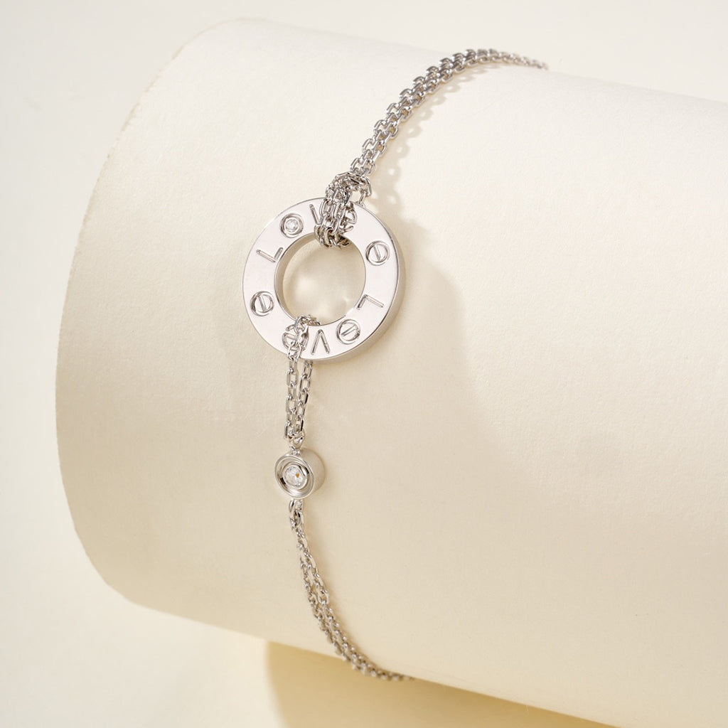 [Resenly Jewelry]LOVE BRACELET 2 DIAMOND