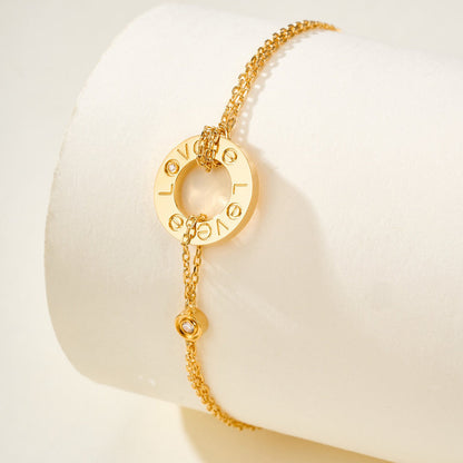 [Resenly Jewelry]LOVE BRACELET 2 DIAMOND