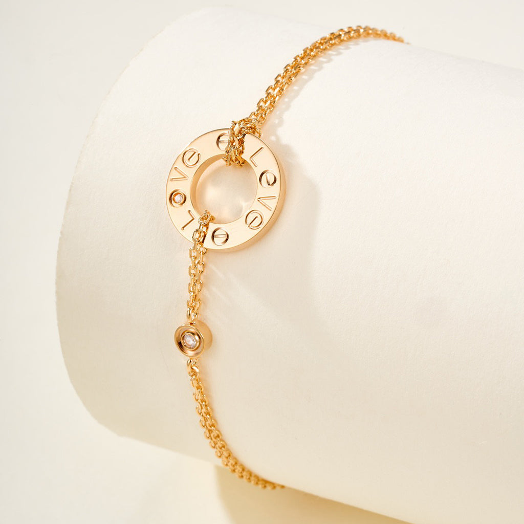 [Resenly Jewelry]LOVE BRACELET 2 DIAMOND
