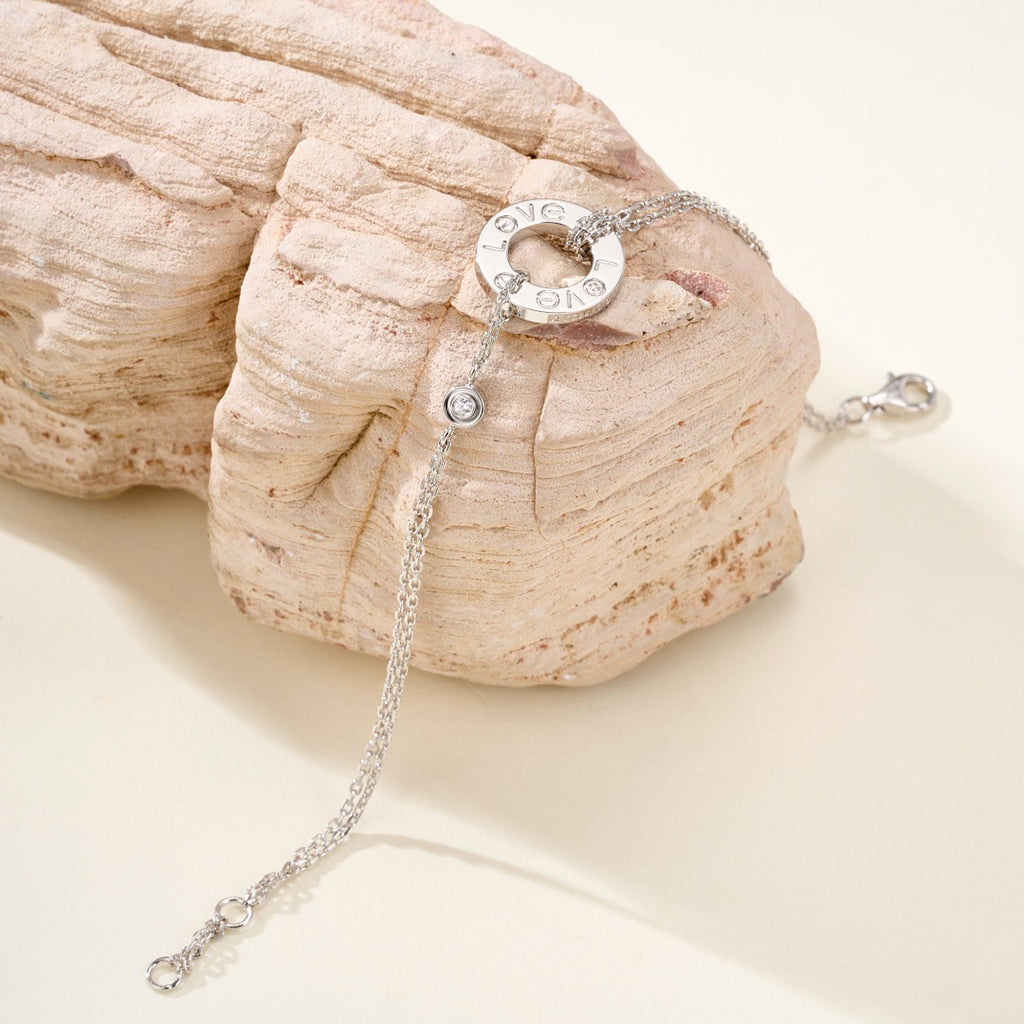 [Resenly Jewelry]LOVE BRACELET 2 DIAMOND