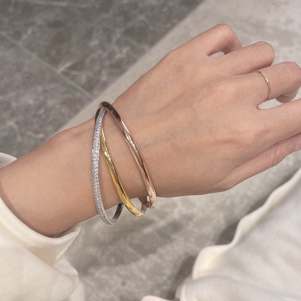 [Resenly Jewelry]TRINITY 2.8MM SMALL BRACELET