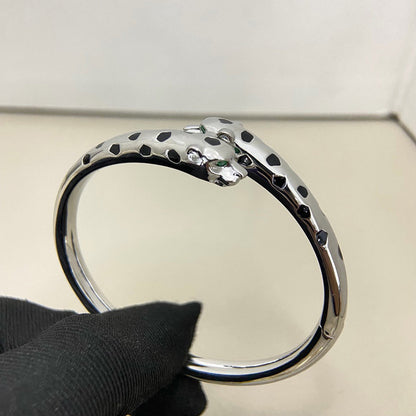 [Resenly Jewelry]PANTHERE DOUBLE HEADED OPEN BRACELET