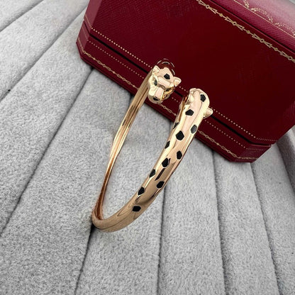 [Resenly Jewelry]PANTHERE DOUBLE HEADED OPEN BRACELET