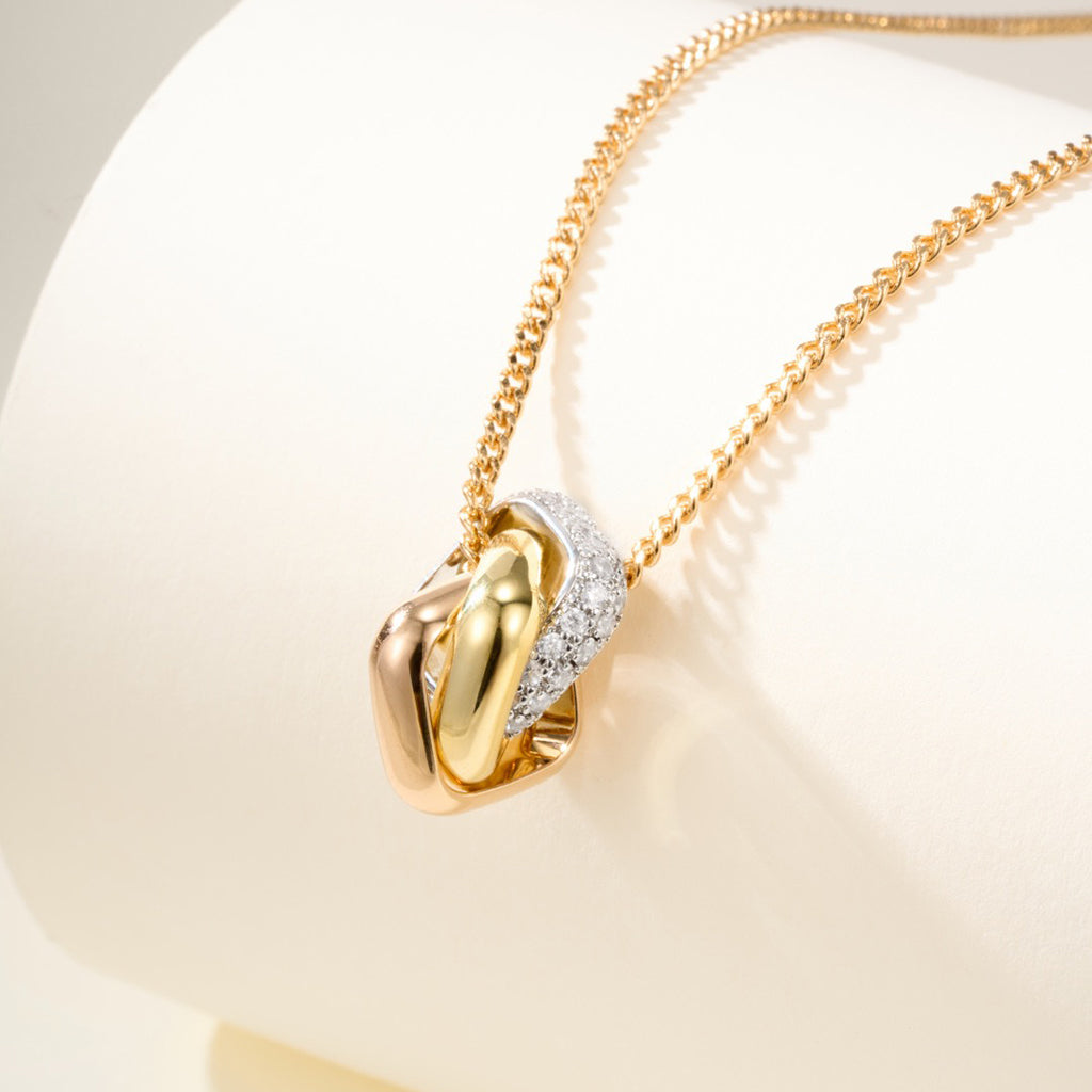 [Resenly Jewelry]TRINITY CUSHION NECKLACE COLLECTION